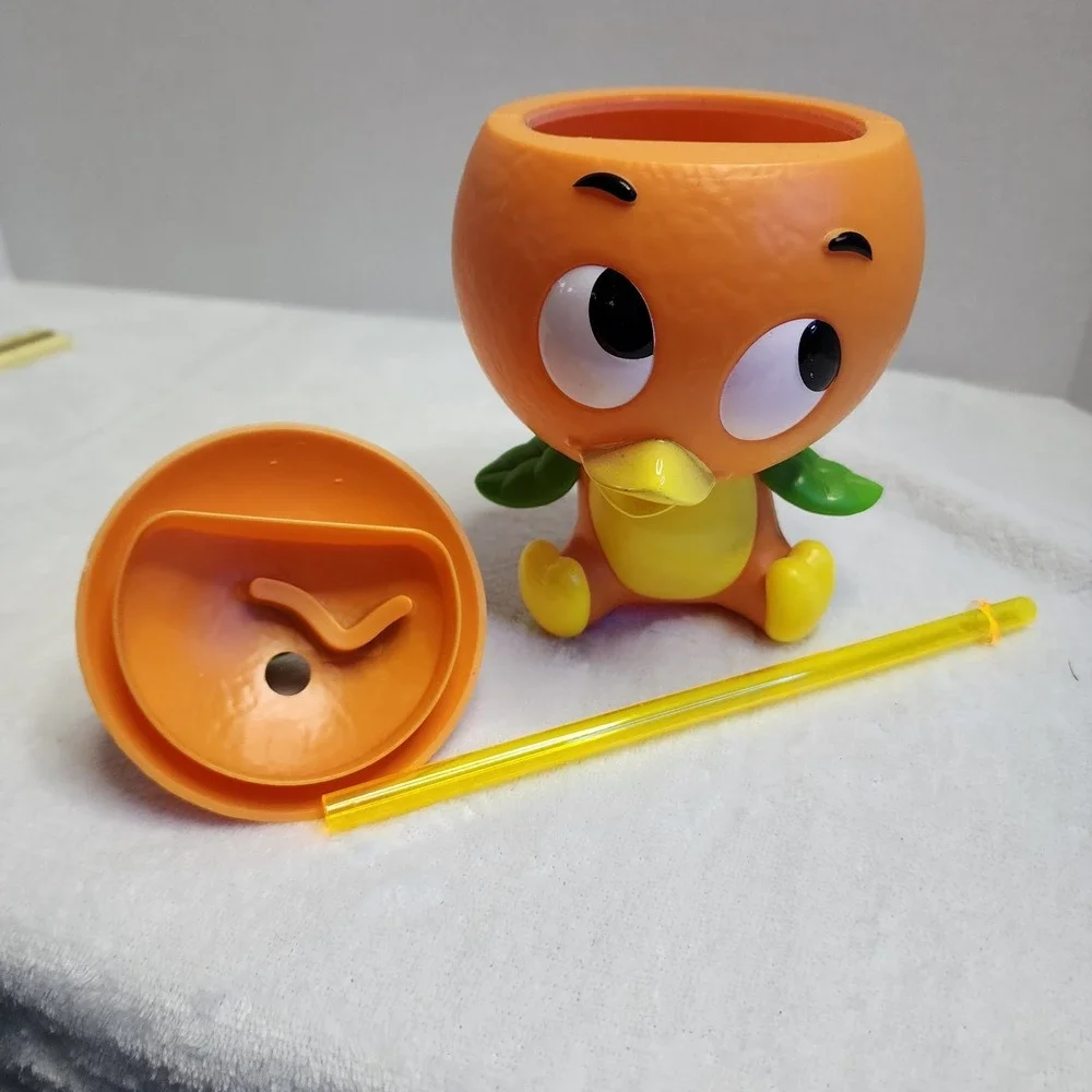 Disney‎ Parks Orange Bird Sipper Cup 2019 Epcot Flower Garden Festival
